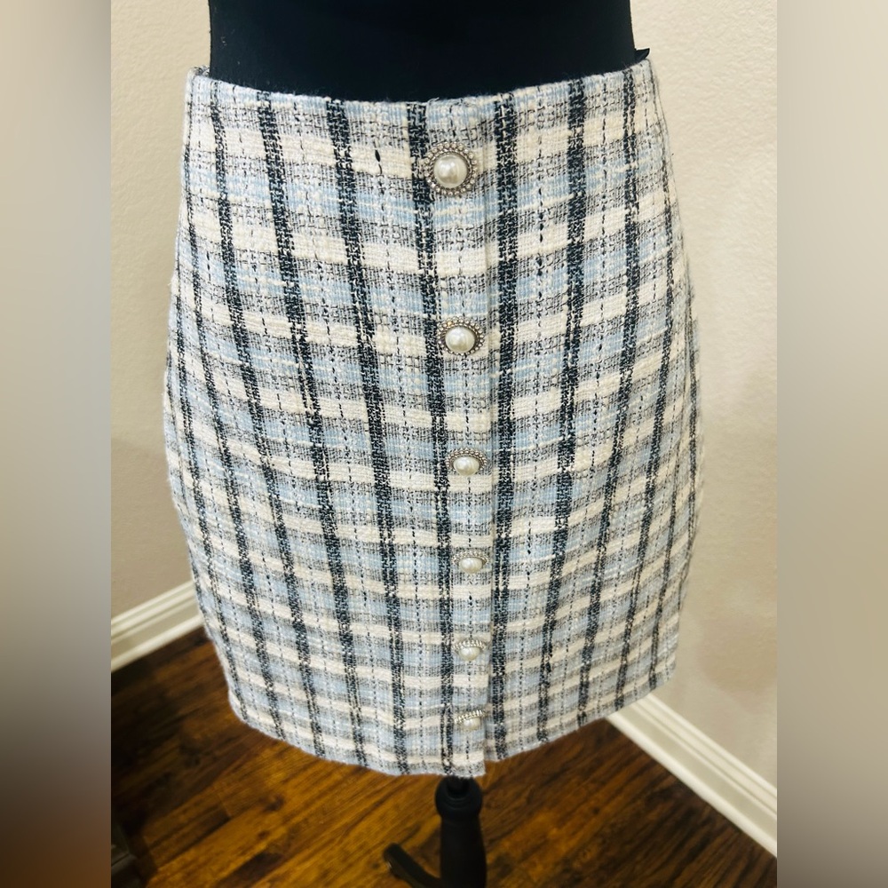 Serenette Tweed Short sleeve 2 piece skirt and top - Picture 3 of 8